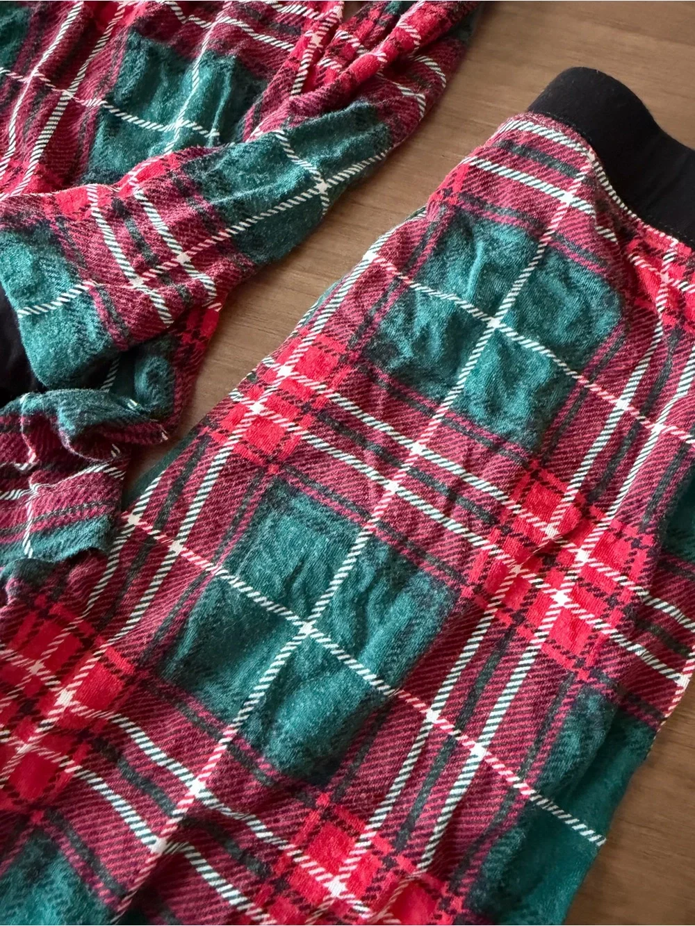 Little Sleepies Red and Green Plaid Pajama Set - 7/8
